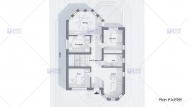 Proiect casa parter + etaj (200 mp) - Harmony