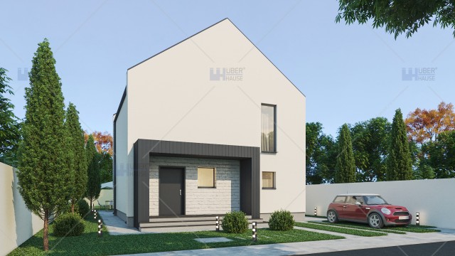 Proiect casa parter + etaj (120 mp) - Elania