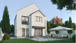 Proiect casa parter + etaj (120 mp) - Elania