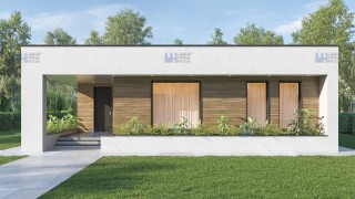 Proiect casa pe un nivel (90 mp) - Casilda