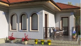 Proiect casa pe un nivel (115mp) - Dania