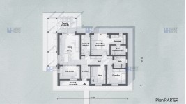 Proiect casa pe un nivel (115mp) - Salia
