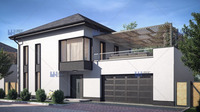 Proiect casa cu etaj (250 mp) - Valera