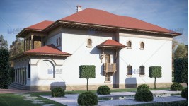 Proiect personalizat casa parter + etaj in stil neoromanesc - Brasov