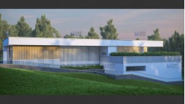 Proiect personalizat casa parter si subsol pe teren in panta - Ilfov