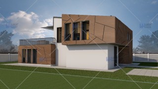 Proiect casa cu mansarda (176 mp) - Deezen