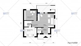 Constructie casa zidarie parter + etaj (119 mp) - Cubiqa