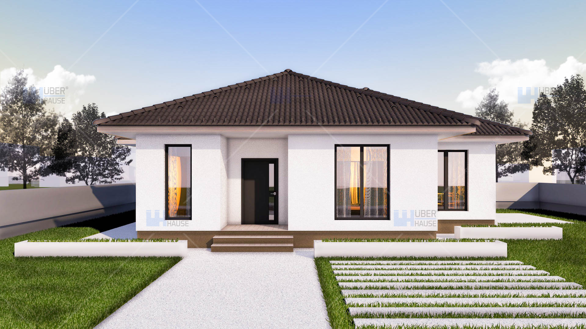 Proiect casa parter 97 mp ema for Modele de case