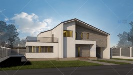 Proiect casa cu mansarda (181 mp) - Expanda