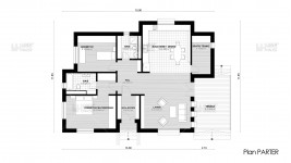 Proiect casa parter (128 mp) - Gliso