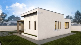 Constructie casa structura metalica parter (88 mp) - Minimus