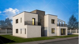 Proiect casa parter + etaj (200 mp) - Onux