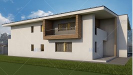 Constructie casa structura metalica duplex parter + mansarda (390 mp) - Teea