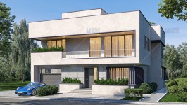 Proiect casa  doua etaje (285mp) - Donia