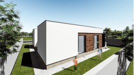 Constructie casa structura metalica parter (128 mp) - Flatro