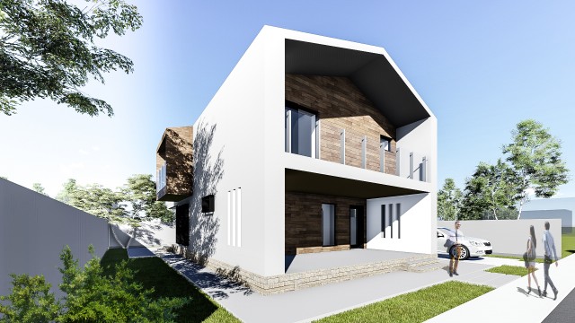 Proiect casa cu mansarda (146 mp) - Atrium