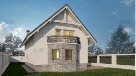Proiect personalizat casa cu mansarda - Ilfov