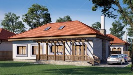 Proiect casa parter traditionala  (127 mp) - Moara Vlasiei