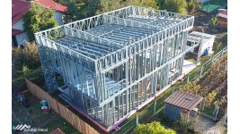 Proiect casa parter + etaj (236 mp) - structura metalica Dragomiresti-Deal, Ilfov