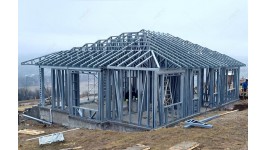 Proiect casa parter (129 mp) - structura metalica - Odorheiu Secuiesc, jud. Harghita