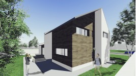 Constructie casa lemn parter + mansarda (149 mp) - Samira